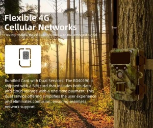 CAM-32MP-HUNTING-RD4019G GMB trail cam 4G 32MP with SIM,smartphone compatible,fotografisanje prirode - Img 4