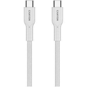 CANYON cable OnWire 60CL C-C 60W COLOR Braided 1m White CND-CCAP60AB10W - Img 3