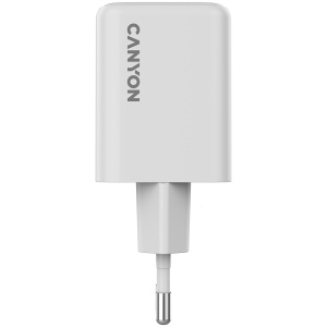 CANYON charger CU45AC GaN 45W 1xPD 1xQC EU White CNS-CUW45AC - Img 2