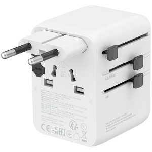 CANYON Travel Adapter OnTour 70 EU/UK/US/AUS 70W White CNS-TA70W1006W - Img 3