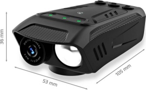 CCAM100BK 3-in-1 Full HD kamera za biciklu, LED osvetljenje i sirena - Img 8