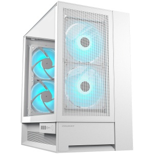 COUGAR OmnyX PC Case, Mid Tower, White CGR-2WA3W-RGB