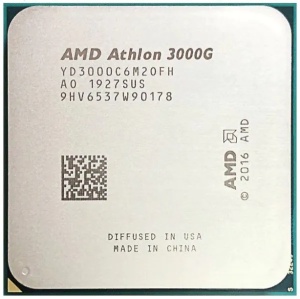 CPU AM4 AMD Athlon 3000G 2C/4T 3.5GHz, 5MB, YD3000C6M2OFH - Img 2