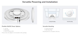 Cudy AP3600P,BE3600 2.5G Wi-Fi 7 Access Point, 4-Stream Dual-Band Wi-Fi 7,2882 Mbps + 688 Mbps - Img 7