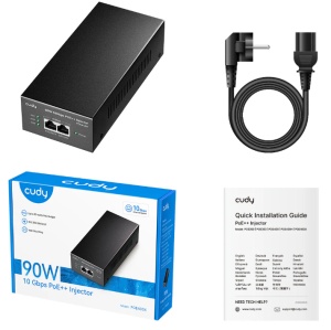 Cudy POE400X, 90W 10 Gbps PoE++ Injector, 10M/100M/1G/2.5G/5G/10G Brzina - Img 5