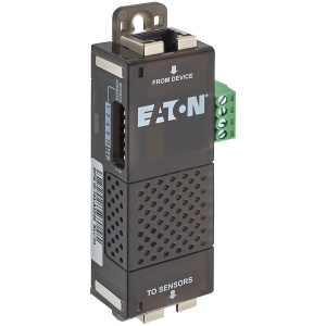 Eaton Environmental Monitoring Probe (EMP) Gen 2, provides one temperature, one humidity, and two dry-contact status data points. compatible with the UPS, Network-M2 and Eaton rack PDUs including G3 (firmware 4.x or later), G3HD and G3+ EMPDT1H1C2