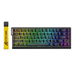 Gaming tastatura Attack Shark X68HE Magnetic Switch/RT/Snap Tap/DKS/MT/TGL/Black Contour