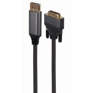 Gembird MONITOR Cable, DisplayPort/DVI-D(24+1) M/M, 1.8m CC-DPM-DVIM-6