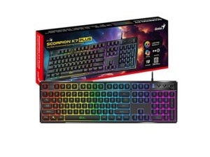 Genius SCORPION K7, AL, BLK, SER, USB - Img 2