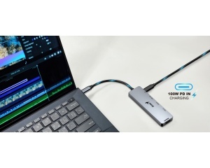 GENIUS UH-500 5-in-1 USB Hub srebrni - Img 3