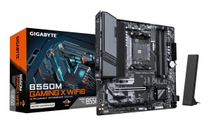 Gigabyte AM4, B550 Chipset, DDR4 4x DIMMs, XMP support, AMD Ryzen 3000/4000/5000, Wi-Fi 6, Bluetooth 5.3 B550M GAMING X WIFI6