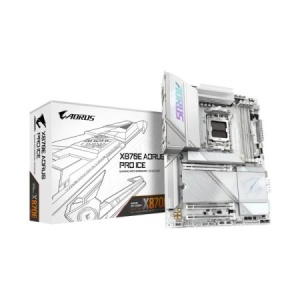 Gigabyte AM5, Chipset X870E, Supports AMD Ryzen 9000 / 8000/ 7000 Series Processors X870E AORUS PRO ICE