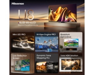 HISENSE 75 inča 75U8NQ ULED Mini-LED 4K UHD Smart TV - Img 2