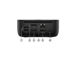 HP Dock USB-C 100W G6, 9X3V1UT * - Img 3