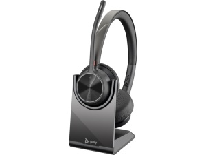 HP Poly HP Poly Voyager 4320 USB-C Headset +BT700 dongle +Charging Stand, Black 77Z31AA