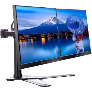 Iiyama DS1002D-B1 - Stand - for 2 monitors (adjustable arm)black screen size: 10"-30" desktop stand for ProLite E2783QSU-B1 XU2495WSU-B1 XUB2495WSU-B1 DS1002D-B1 - Img 2