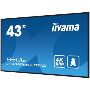 IIYAMA LFD LH4360UHS-B2AG 42.5" VA 3840 x 2160 @60Hz 500 cd/m² 5000:1 8.5ms Android 11 OS, iiSignage², FailOver, EShare landscape, portrait 3y LH4360UHS-B2AG - Img 3