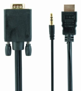 Kabl Cablexpert A-HDMI-VGA-03-6 HDMI-VGA + audio 1,8m - Img 2