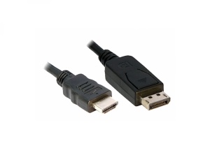 Kabl E-Green DisplayPort 1.4 (M) - HDMI 2.0 (M) 1.8m crni