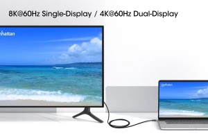 Kabl Manhattan 356374 USB-C M/M 3.1/8K/60Hz/Thunderbolt 4/40Gbps/PD/1m - Img 4