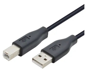 Kabl USB A-M/B-M 3m 2.0 Print Green *