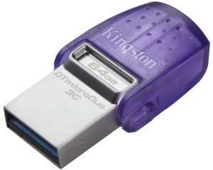 KINGSTON 64GB DataTraveler MicroDuo 3C USB 3.2 flash DTDUO3CG3/64GB - Img 2