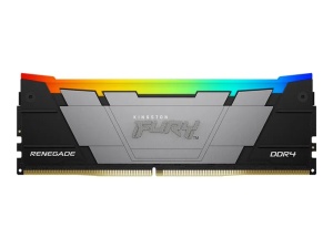 Kingston DDR4 16GB 3600MHz [FURY RENEGADE RGB], Non-ECC UDIMM, CL16 1.35V, 288-Pin 2Rx8, w/RGB Heatsink, XMP KF436C16RB12A/16