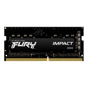 Kingston DDR4 8GB SO-DIMM 3200MT/s [FURY IMPACT], Non-ECC Unbuffered, CL20 1.2V, 260-pin 1Rx8 KF432S20IB/8