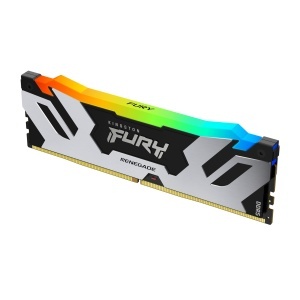 Kingston DDR5 32GB (2x16GB) 7200MT/s [FURY RENEGADE], Non-ECC UDIMM, CL38 1.45V, 288-Pin 1Rx8, Silver/Black, Memory Kit, w/Heatsink, XMP KF572C38RSK2-32