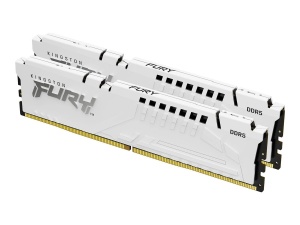 Kingston DDR5 64GB (2x32GB) 5200MHz CL36 DIMM [FURY Beast] White EXPO KF552C36BWEK2-64