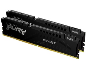 KINGSTON DIMM DDR5 32GB (2x16GB kit) 6400MT/s KF564C32BBEK2-32 FURY Beast Black EXPO - Img 2