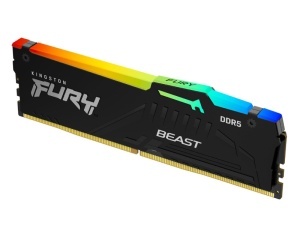 KINGSTON DIMM DDR5 32GB 5600MT/s KF556C40BB2A-32 FURY Beast RGB Black