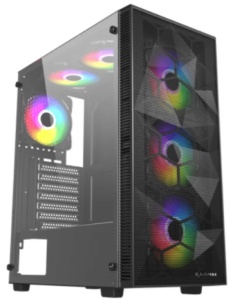 Kuciste Raidmax Talos window/Crni, 4x 120mm FRGB/650W//RT650RGB