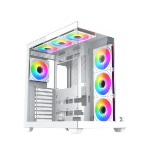 Kuciste XIGMATEK Aqua V Air Arctic ARGB Gaming White EN48777