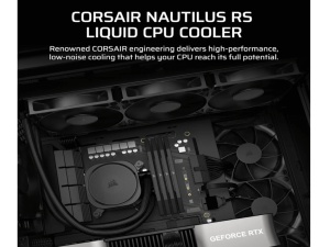 Kuler za CPU CORSAIR NAUTILUS 360 RS/360mm/triple fan/vodeno hladenje/crna - Img 3