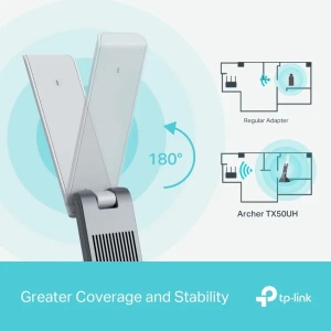 LAN MK TP-Link Archer TX50UH AX3000 WiFi/dual band/High Gain/USB - Img 10