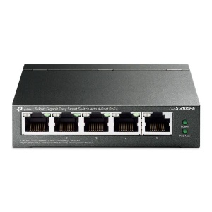 LAN Switch TP-LINK TL-SG105PE 5port 10/100/1000Mbps/4PoE/Metal - Img 4