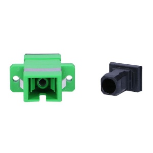 LanPlus SC/APC SIMPLEX SM ADAPTER GREEN - Img 2