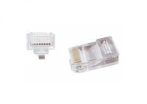 LC-PTU-01/50 Gembird Universal pass-through modular CAT5 UTP plug 8P8C, 50 u pak /CENA PO PAKOVANJU