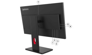 Lenovo Think 27.0" ThinkVision T27Q-40 QHD (2560x1440) IPS AG, 16:9, 1500:1, 350 cd/m2, 6ms (4ms extreme mode), 178° / 178°, Refresh 48Hz - 120Hz, 1x HDMI 2.1, 1x DP 1.4, USB hub, Tilt, Swivel, Pivot, Height Adjust, VESA 100x100, Natural 64A6GAT6EU