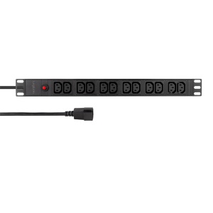 Logilink PDU 12 x C13, konektor C14, prenaponska zaštita - Img 1