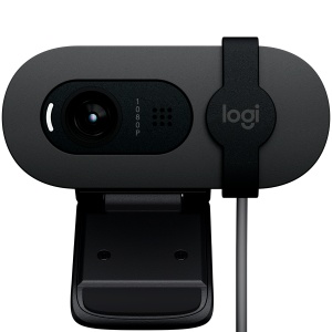 LOGITECH Brio 100 Full HD Webcam - GRAPHITE - USB 960-001585 * - Img 1