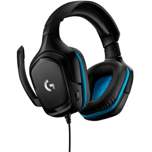 LOGITECH G432 Wired Gaming Headset 7.1 - LEATHERETTE - BLACK/BLUE - USB 981-000770 * - Img 2