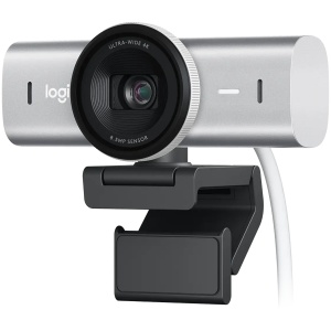 LOGITECH MX Brio 4K Ultra HD Webcam - PALE GREY - 2.4GHZ - EMEA28-935 - B2C 960-001554 *