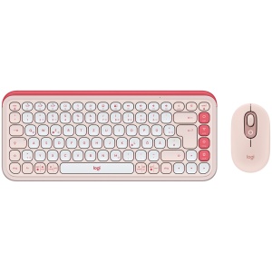 LOGITECH POP ICON COMBO - ROSE - US INT'L - BT - INTNL-973 920-013142