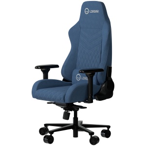 LORGAR Ace 422, Gaming chair, Anti-stain durable fabric, 1.8 mm metal frame, multiblock mechanism, 4D armrests, 5 Star aluminium base, Class-4 gas lift, 75mm PU casters, Blue LRG-CHR422BL - Img 2