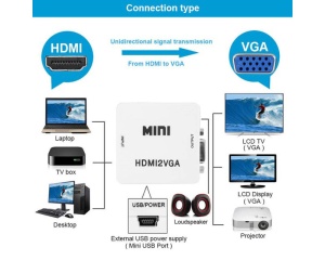 MAXPRO LINE Konverter HDMI na VGA aktivni STAR - Img 2