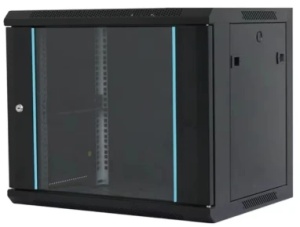 MAXPRO LINE Rack orman nazidni, 9U, 600x600, staklena vrata