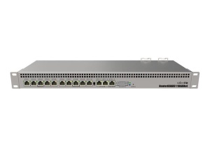 MikroTik RB1100Dx4 Ruter, 13x Gigabit, 60GB M.2 SSD *