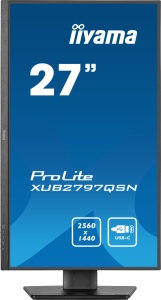 Monitor 27" Iiyama XUB2797QSN-B2 IPS 2560x1440/100Hz/1ms/HDMI/DP/USB/zvučnici - Img 2